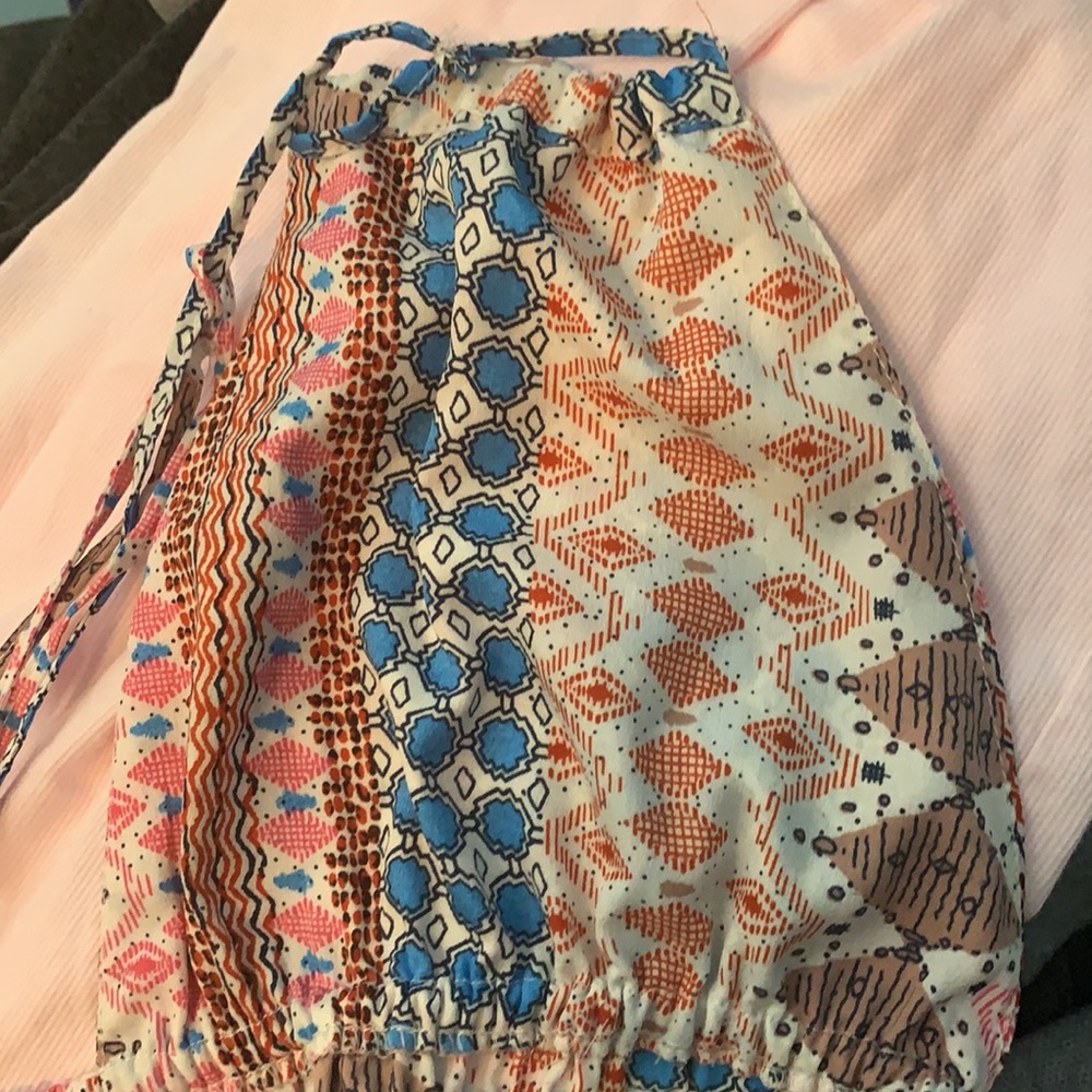 Lulu’s maxi halter dress with gathered back - Picture 7 of 9